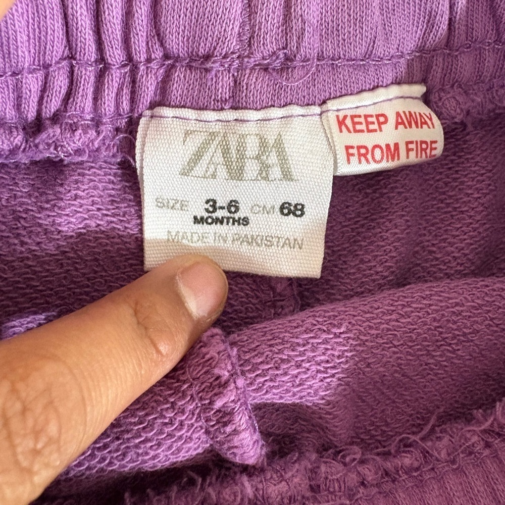 Zara Light Blue Baby Pants Bundle Size 3-6M - Picture 7 of 7